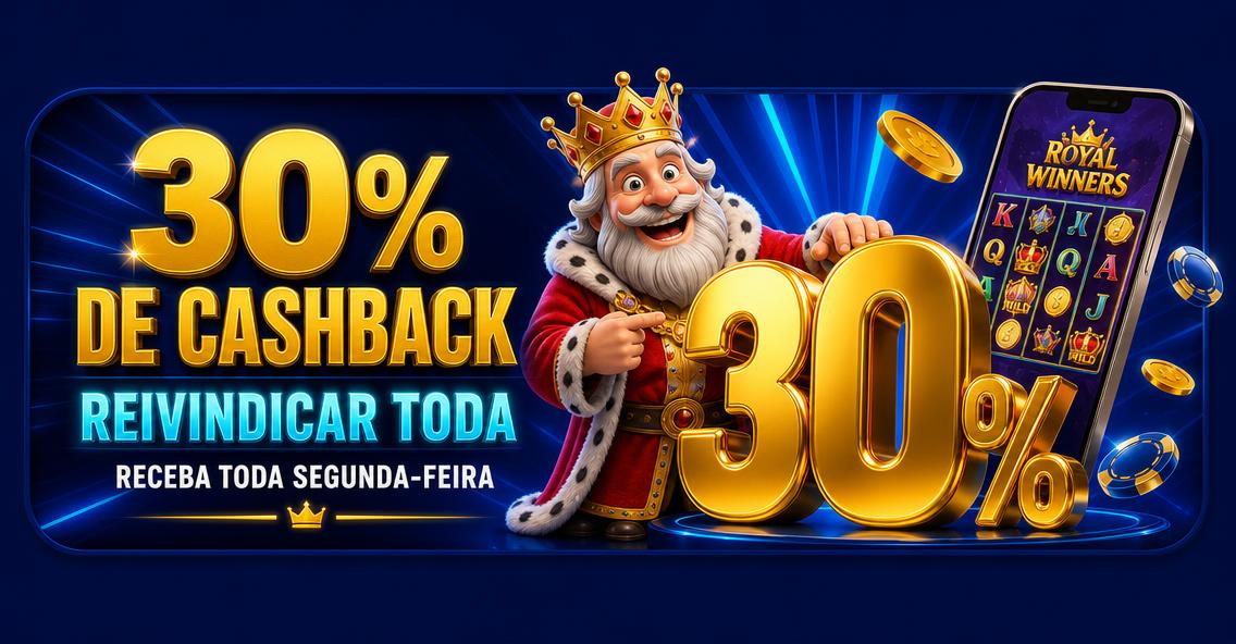 30% de cashback toda segunda-feira